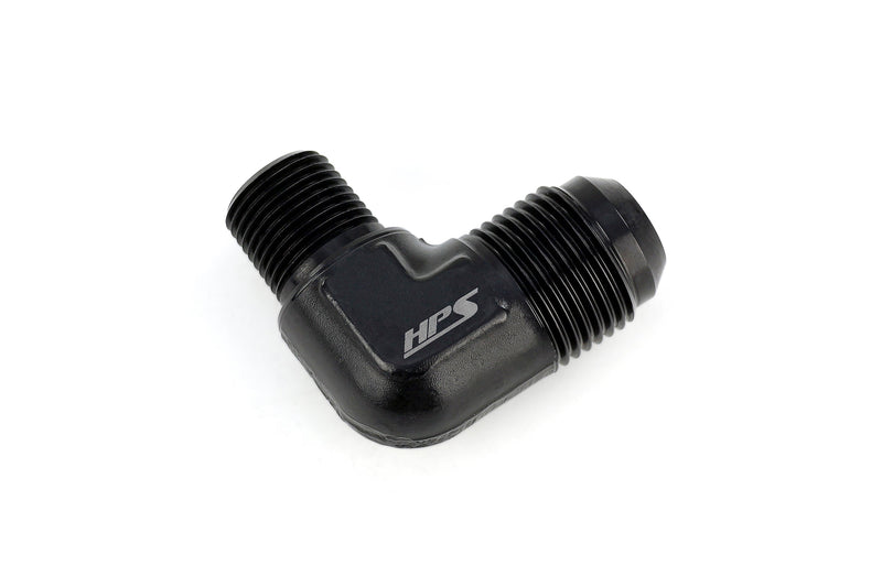 HPS -4 to 1/8 NPT 90 AN to NPT Adapter Aluminum (AN822-4)