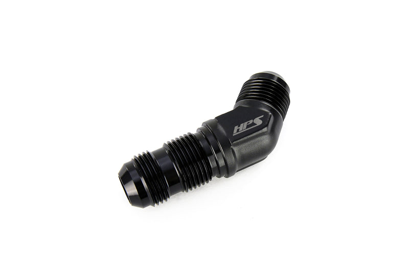 HPS -4 45 Bulkhead Adapter Aluminum (AN837-4)
