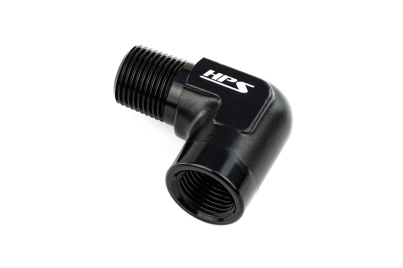 HPS 3/8 NPT 90 NPT Adapter Aluminum (AN914-03)