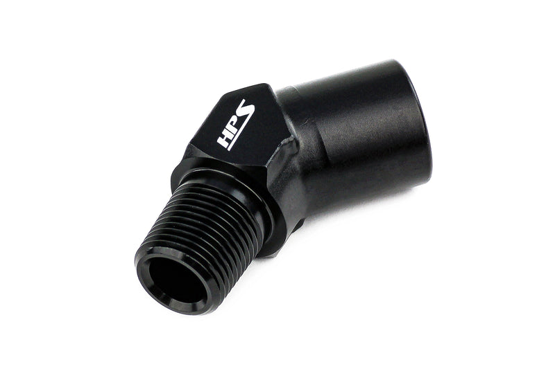 HPS 1/4 NPT 45 NPT Adapter Aluminum (AN915-02)