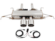Premium exhaust system for 2011-2015 Cadillac CTS-V Coupe, featuring stainless steel construction and electronic valve control.