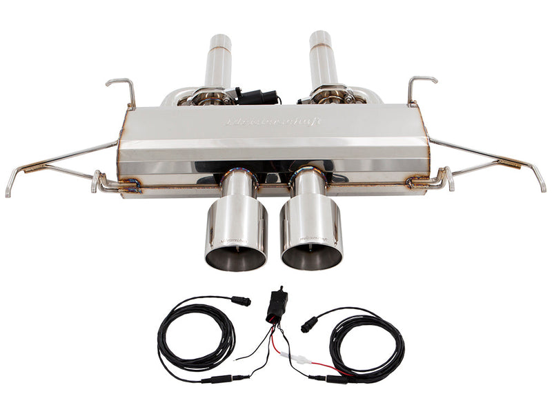 Premium exhaust system for 2011-2015 Cadillac CTS-V Coupe, featuring stainless steel construction and electronic valve control.