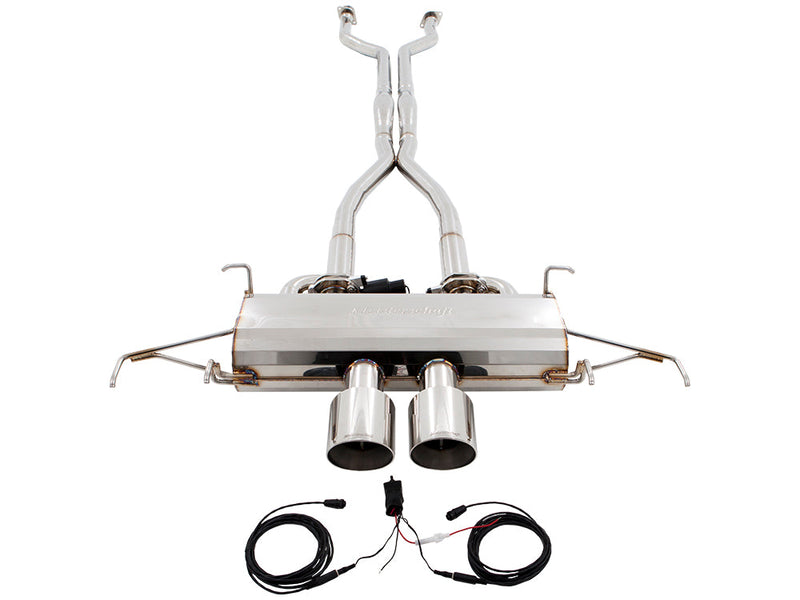 Premium exhaust system for Cadillac CTS-V Coupe 2011-2015, featuring stainless steel construction and electronic valve control.