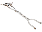 Premium performance exhaust system for Cadillac CTS-V Coupe 2011-2015, featuring stainless steel construction and electronic valve control.