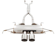 Premium exhaust system for Cadillac CTS-V Coupe 2011-2015, featuring polished stainless steel construction and dual tips.