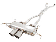 Premium exhaust system for Cadillac CTS-V Coupe 2011-2015, featuring stainless steel construction and dual tips.