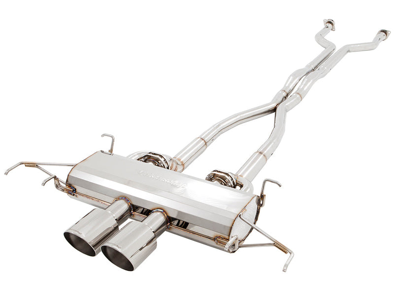 Premium exhaust system for Cadillac CTS-V Coupe 2011-2015, featuring stainless steel construction and dual tips.