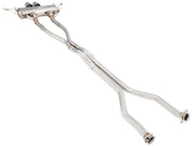 Premium stainless steel exhaust system for 2011-2015 Cadillac CTS-V Coupe, enhancing performance and sound.