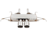 Premium exhaust system for Cadillac CTS-V Coupe 2011-2015, featuring dual polished tips and durable stainless steel construction.