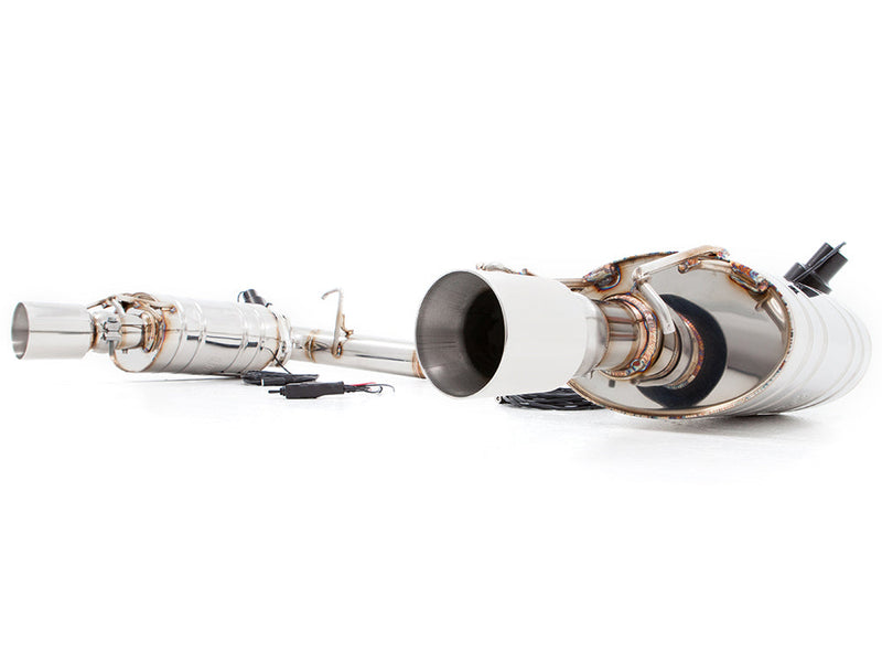 Premium exhaust system for Cadillac CTS-V Sedan and Wagon (2008-2015) featuring stainless steel construction and electronic valve control.