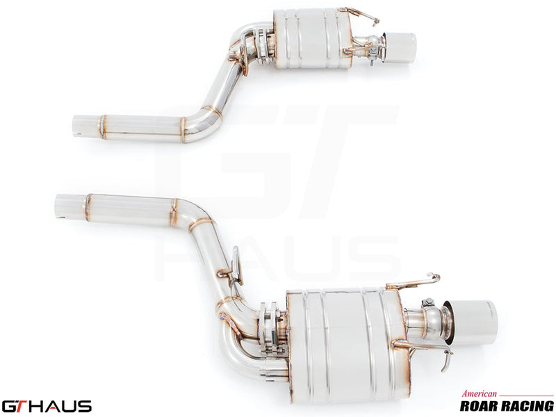 Premium performance exhaust system for Cadillac CTS-V Sedan and Wagon [2008-2015], featuring stainless steel construction.