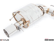 Premium stainless steel exhaust system for Cadillac CTS-V Sedan and Wagon, enhancing performance and sound.