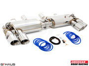Premium exhaust system for 2016+ Chevrolet Camaro SS featuring stainless steel construction and electronic valve control.