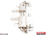 Premium exhaust system for 2017+ Chevrolet Camaro ZL1, featuring stainless steel construction and electronic valve control.
