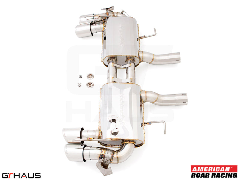 Premium performance exhaust system for 2017+ Chevrolet Camaro ZL1, featuring stainless steel construction and electronic valve control.