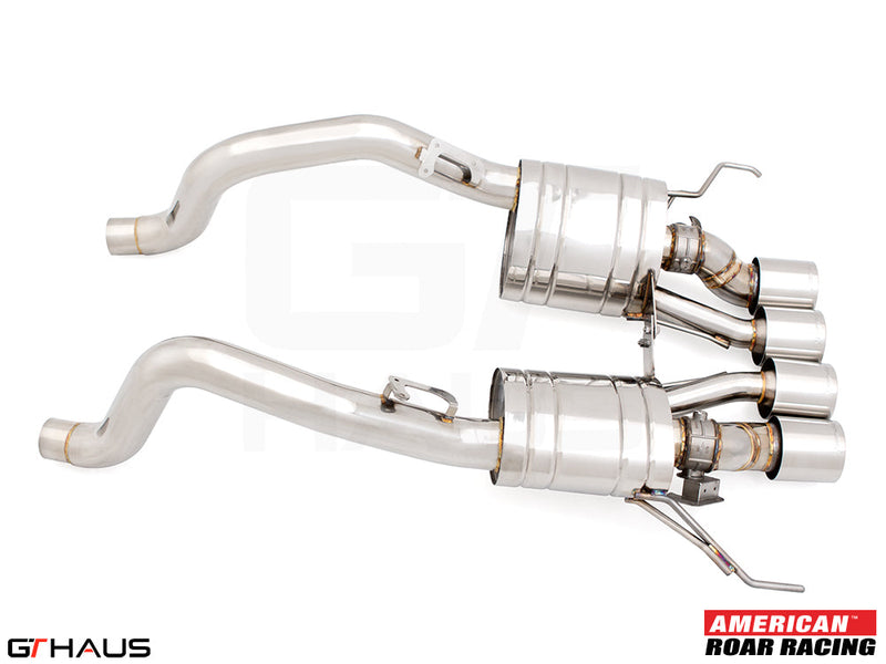 Premium exhaust system for Chevrolet Corvette C7 Stingray V8 coupe and convertible, enhancing performance and sound.