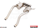 Premium performance exhaust system for 2015-2019 Chevrolet Corvette C7 Z06 V8, featuring stainless steel construction.