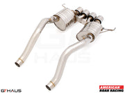 Premium stainless steel exhaust system for 2015-2019 Chevrolet Corvette C7 Z06 V8, featuring enhanced performance and sound.