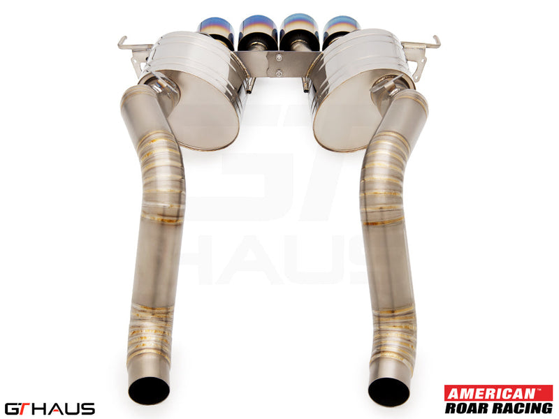 Premium exhaust system for 2015-2019 Chevrolet Corvette C7 Z06 V8, featuring stainless steel construction and performance design.