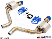 Premium exhaust system for Chrysler 300C SRT8 (2012-2014) featuring stainless steel construction and electronic valve control.