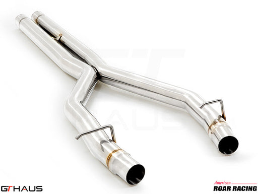 Premium stainless steel catback X-pipe for 2017+ Dodge Challenger DEMON, Redeye, and Jail Break models.