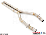 Premium catback X-pipe for 2017+ Dodge Challenger DEMON/Redeye/Jail Break, crafted from high-quality stainless steel.