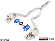 Premium exhaust system for Dodge Challenger DEMON/Redeye/Jail Break (2017+) with electronic valve control and stainless steel construction.