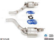 Premium performance exhaust system for Dodge Challenger DEMON/Redeye/Jail Break, featuring stainless steel construction and electronic valve control.