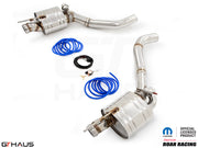 Premium performance exhaust system for Dodge Challenger DEMON/Redeye/Jail Break, featuring stainless steel construction and electronic valve control.