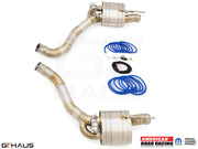 Premium performance exhaust system for Dodge Challenger DEMON, Redeye, and Jail Break models, featuring stainless steel construction.