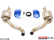 Premium exhaust system for Dodge Challenger DEMON/Redeye/Jail Break, featuring stainless steel construction and performance components.