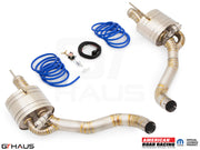 Premium exhaust system for Dodge Challenger DEMON/Redeye/Jail Break, featuring stainless steel construction and electronic valve control.