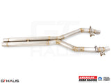 Premium catback X-pipe for 2015+ Dodge Challenger SRT8, Scat-pack, and Hellcat with factory control. T304 stainless steel.