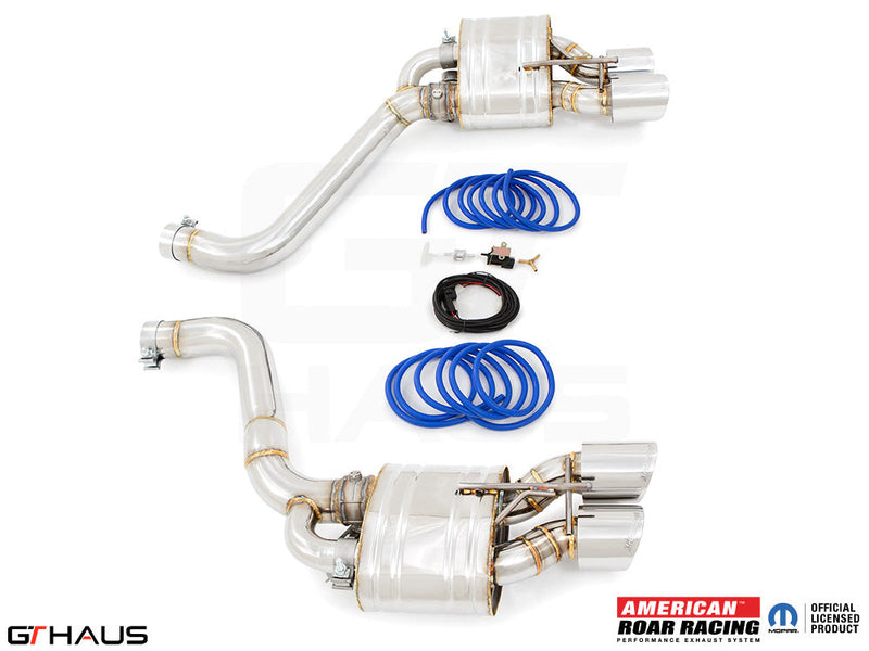 Premium performance exhaust system for 2015+ Dodge Challenger SRT8, Scat-pack, and Hellcat 707 models.
