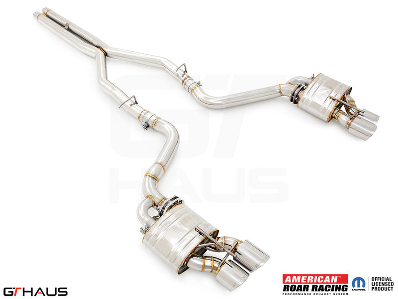 Premium performance exhaust system for 2015+ Dodge Challenger SRT8, Scat-pack, and Hellcat 707 models.