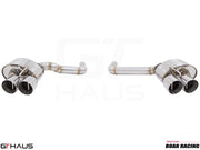 Premium performance exhaust system for 2015+ Dodge Challenger SRT8, Scat-pack, and Hellcat 707 with polished dual tips.
