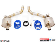 Premium performance exhaust system for Dodge Challenger SRT8, Scat-pack, and Hellcat 707, featuring stainless steel construction.