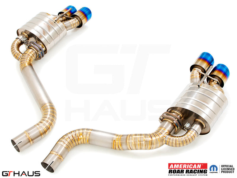 Premium performance exhaust system for 2015+ Dodge Challenger SRT8, Scat-pack, and Hellcat 707 models.