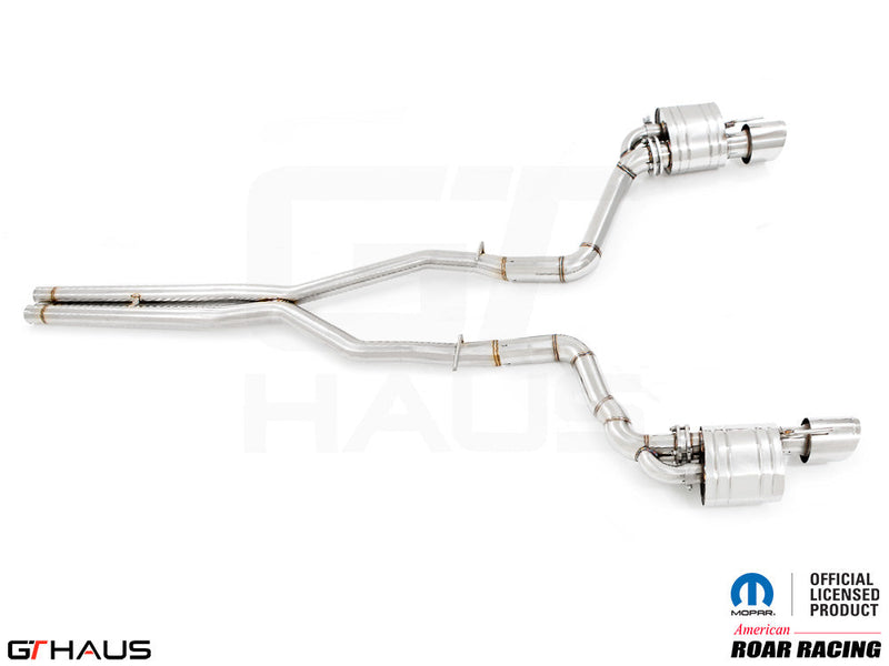 Premium performance exhaust system for Dodge Charger SRT8, Scat-pack, Hellcat 707, and Redeye models (2015+).