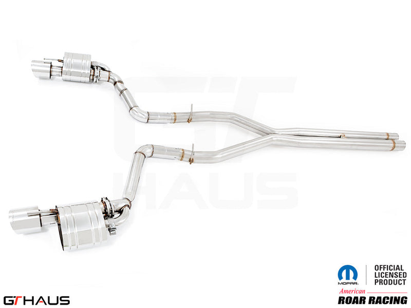 Premium performance exhaust system for Dodge Charger SRT8, Scat-pack, Hellcat 707, and Redeye models (2015+).