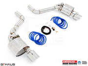 Premium performance exhaust system for 2011-2014 Dodge Charger SRT8 featuring stainless steel construction and electronic valve control.