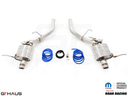 Premium performance exhaust system for 2021+ Dodge Durango Hellcat featuring stainless steel construction and electronic valve control.