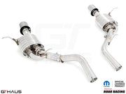 Premium performance exhaust system for 2021+ Dodge Durango Hellcat with 6.2L SC HEMI V8, featuring stainless steel construction.