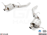 Premium performance exhaust system for 2021+ Dodge Durango Hellcat featuring stainless steel construction and enhanced sound.