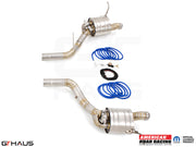 Premium exhaust system for 2021+ Dodge Durango Hellcat with 6.2L SC HEMI V8, featuring stainless steel construction.