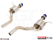 Premium exhaust system for 2021+ Dodge Durango Hellcat featuring stainless steel construction and electronic valve control.