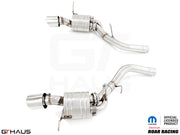 Premium performance exhaust system for 2012+ Dodge Durango R/T featuring T304 stainless steel construction.