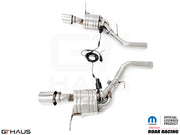 Premium performance exhaust system for 2017+ Dodge Durango SRT8 with 6.4 HEMI V8, featuring stainless steel construction.