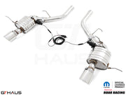 Premium performance exhaust system for 2017+ Dodge Durango SRT8 with 6.4 HEMI V8, featuring stainless steel construction.