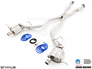 Premium performance exhaust system for Dodge Durango SRT8 with 6.4 HEMI V8, featuring stainless steel construction and electronic valve control.